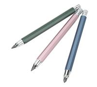 Lot de 3 crayons mécaniques de charpentier, 5,6 mm, outil de fabrication de crayons de marquage pour le travail du bois, le dessin, l'écriture, les croquis