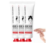 Lot de 3 crèmes à l'acide kojique pour les mains, soin hydratant anti-âge, teint uniforme, dommages du soleil et taches de vieillesse, taches sombres
