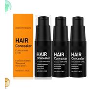 Lot de 3 crèmes anti-cernes pour cheveux gris - Imperméables et résistantes à la transpiration - Pour désépaissir les cheveux, la barbe et le cuir chevelu