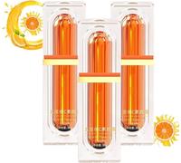 Lot de 3 crèmes de maquillage japonaises à la vitamine C - 5 en 1 Multi VC - Crème éclaircissante pour le visage et correcteur léger - Crème hydratante légère et non grasse - Pour tous les types de