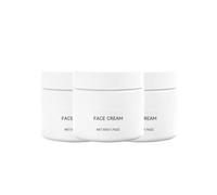 Lot de 3 crèmes pour le visage, crème hydratante pour le visage à texture douce pour une peau lisse, soin quotidien 50 g