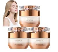 Lot de 3 crèmes pour le visage nus à la niacinamide, double radiance, hydrate, répare la peau de crépine, équilibre la structure du ton, réduit les taches sombres, texture inégale du teint de la peau