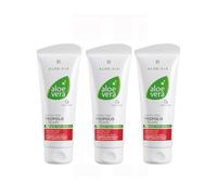 Lot de 3 crèmes protectrices LR à l'aloe vera à la propolis - 100 ml - Avec gel à 79 % de feuilles d'aloe vera - Gel fermenté pour peaux sèches