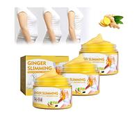 Lot de 3 crèmes sculptantes pour le corps, 50 g de crème brûlant les graisses au gingembre, brûleur de graisse du ventre et crème raffermissante, crème amincissante et raffermissante pour le ventre,