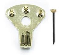 Lot de 3 crochets à tableau Ceanothe n°4 pour 20 Kg CEANOTHE en métal - Fabriqué en France Doré G