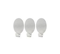 Lot de 3 crochets adhésifs universels ovales Tecno Fackelmann