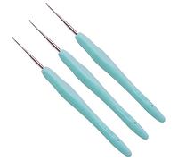 Lot de 3 crochets ergonomiques de 0,5 mm pour débutants ou professionnels