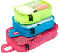 Lot De 3 Cubes D'emballage, Rouge/Bleu/Vert, Lot De 3, Brights Cubes-Adventure Awaits, Pack Well, Away We Go, Rouge/Bleu/Vert