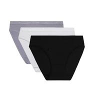 Dim Culotte femme Les Pockets Ecodim Coton et Élasthanne Ceinture confort x3 Multicolore