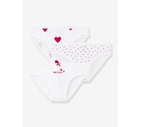 Culottes & slips filles Petit Bateau A00FP X3 Blanc 36 mois