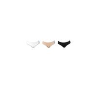 Lot de 3 Culottes Comfortisse - Tissu flexible, confort supérieur - Colories noir/beige/blanc - Taille XXL 50/52