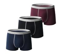 Lot de 3 culottes d'incontinence pour homme - Slip absorbant, neutralisation des odeurs, anti-fuite, lavable et réutilisable (3 pièces, 5XL)