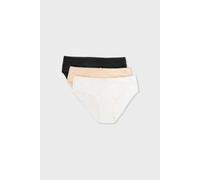 Lot de 3 culottes en coton - Yasmine Spe - 3XL - Blanc - Femme - Etam