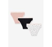 DIM Fille Les Pockets Coton Doux Confortable X3 Briefs, Lot Joli Cœur, 12 Ans EU