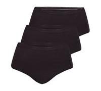 Lot de 3 culottes menstruelles taille haute femme athena noir L