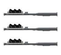 Lot de 3 de Circulation de Train Miniatures LED Signal 3 V Rouges Vertes Jaunes pour Train, Chemin de Fer, Paysage, En D, Échelle 1 à 87 HO