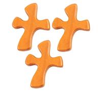 Lot de 3 de poche en bois, de prière en bois, de prière à main réconfortantes, portatives, à main pour prier