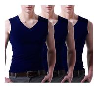 Lot de 3 Débardeur de Compression Homme Tissu glacé Maillot de Corps Gaine Ventre Plat Amincissant Athlétique Sport Gilet Gainant Shirt sans Manche Minceur Top Body Shaper sans Manches