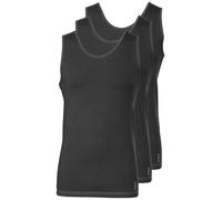 Lot de 3 débardeurs homme Coton-Élasthanne Schöller 3-7 Suie