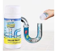 Lot de 3 déboucheurs de canalisations en mousse extra forte - Extrêmement puissant - Nettoyeur d'évier et de drainage - Avec mousse active - Pour cuisine, salle de bain, toilettes et balcon (3)