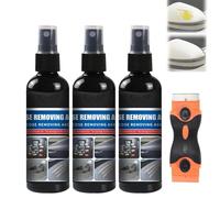Lot de 3 décapants adhésifs multifonctions en spray pour voiture, décollants, adhésifs polyvalents, supprime efficacement la colle, les autocollants, les étiquettes, les décalcomanies, les résidus de