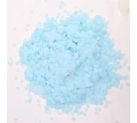 Lot de 3 décorations de fête - 30 g - 1 cm - Pastel - Confettis arc-en-ciel - Licorne - Papier de décoration de fête d'anniversaire - Mariage - Rose et bleu - Vaisselle pour fête prénatale