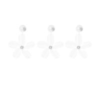 Lot de 3 déflecteurs d'air pour climatiseur - Installation facile - Auto-adhésif - Réglable - Déflecteur anti-direct - Blanc