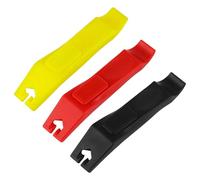 Lot de 3 démonte-pneus de réparation de tête avec dégonflage multifonction pour installation de tube de vélo lisse, outil d'entretien portable