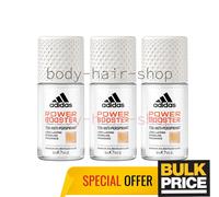 Lot de 3 déodorants roll-on 72H pour femmes Adidas Power Booster protection f...