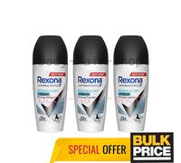 Rexona Invisible Black and White Roll-On anti-transpirant roll-on anti-traces blanches et jaunes 50 ml