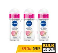 Lot de 3 déodorants roll-on Nivea Joy Of Life 48H protection contre la sueur ...