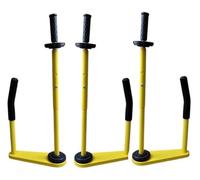 Lot de 3 dérouleurs de film étirable pour emballage ? Dévidoir manuel professionnel ergonomique pour film étirable, convient pour une largeur de film de 30 à 50 cm, robuste et durable ? Dévidoir pour