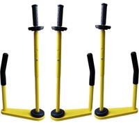 lot de 3 - Dérouleurs de film étirable pour l'emballage - Dérouleur manuel professionnel ergonomique pour film étirable, adapté à une largeur de film de 30-50 cm, robuste & durable - Dérouleur pour l'