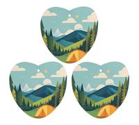 Lot de 3 désodorisants à suspendre en forme d'amour pour voiture, maison, bureau, style gris