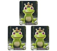 Lot de 3 désodorisants à suspendre pour voiture, couronne, grenouille, aromathérapie, armoire, voiture, décoration d'intérieur