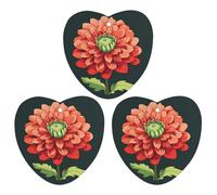 Lot de 3 désodorisants à suspendre pour voiture, maison, voiture, décoration intérieure, avion de dahlia
