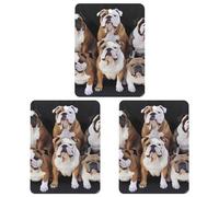 Lot de 3 désodorisants à suspendre pour voiture, maison, voiture, décoration intérieure, bouledogue anglais