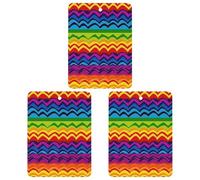 Lot de 3 désodorisants à suspendre pour voiture, maison, voiture, décoration intérieure, motif arc-en-ciel Gay Pride