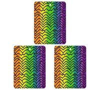 Lot de 3 désodorisants à suspendre pour voiture, maison, voiture, décoration intérieure, motif arc-en-ciel Gay Pride