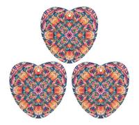 Lot de 3 désodorisants colorés à motif symétrique pour voiture, maison, bureau, style noir
