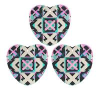 Lot de 3 désodorisants de voiture à motif de ligne - Cartes parfumées durables pour voiture, maison, bureau - Style noir