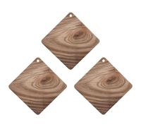 Lot de 3 désodorisants de voiture à motif de losange à suspendre, cartes parfumées durables pour voiture, maison, bureau, style blanc