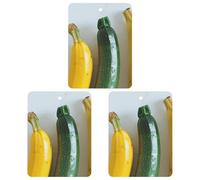 Lot de 3 désodorisants de voiture à suspendre en forme de courgettes et bananes - Motif thé mignon - Désodorisant pour voiture - Longue durée - Pour homme et femme - Avec cordon de serrage