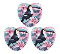 Lot de 3 désodorisants de voiture à suspendre - Feuilles d'encens parfumées pour voiture, maison, décoration intérieure - Toucan