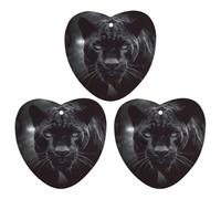 Lot de 3 désodorisants de voiture à suspendre - Feuilles d'encens parfumées pour voiture, maison, décoration intérieure, panthère animale