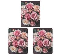 Lot de 3 désodorisants de voiture à suspendre - Motif léopard - Parfum thé mignon - Longue durée - Pour homme et femme - Avec cordon de serrage