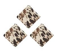 Lot de 3 désodorisants de voiture imprimés vache - Longue durée - Carte parfumée à suspendre - Tablettes d'aromathérapie - Cadeau pour femme et homme - Pendentif de rétroviseur
