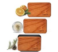 Lot de 3 désodorisants pour voiture - Désodorisant en bois - Éliminateur d'odeurs de voiture pour visière - Recharge de parfum variée - Diffuseur de parfum de véhicule pour cabine, camion et VUS