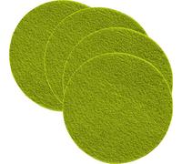 Lot de 3 dessous de plat feutrine vert