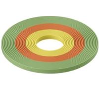 LOT DESSOUS DE PLAT EMBOITABLES - VERT ORANGE JAUNE